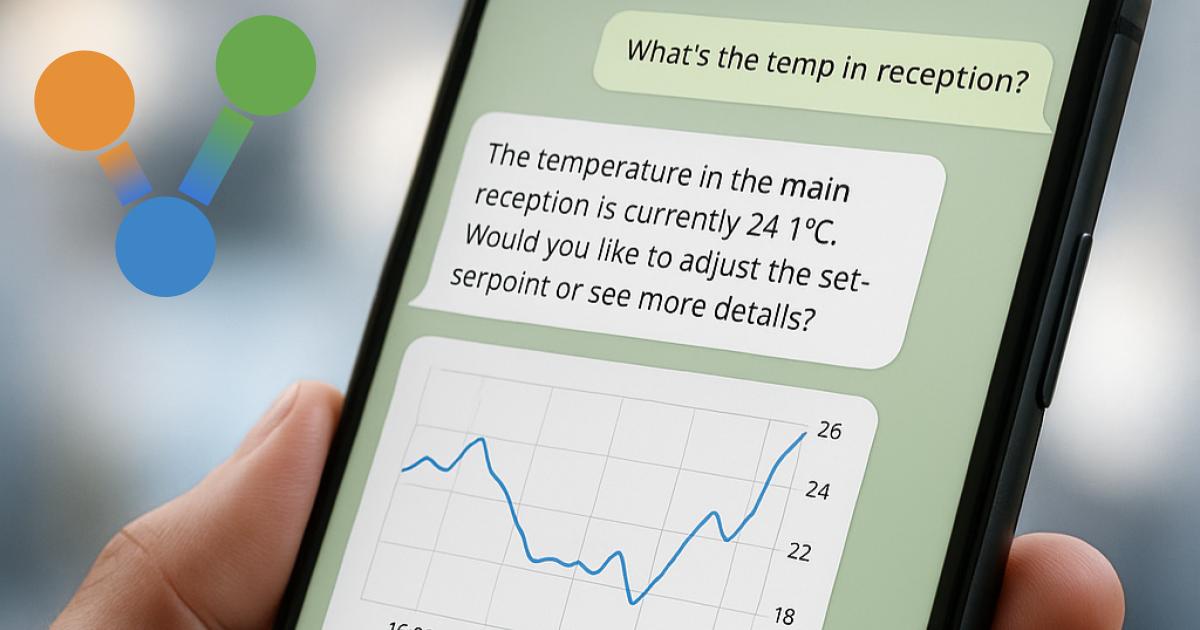Diologi smart building control app on smartphone