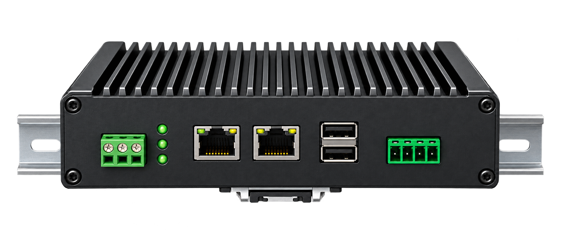 Illustration of the Diologi DIN-rail gateway